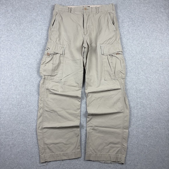 Banana Republic Other - Vintage Banana Republic Pants Mens 32x32 Khaki Beige Baggy Distressed Grunge Y2K